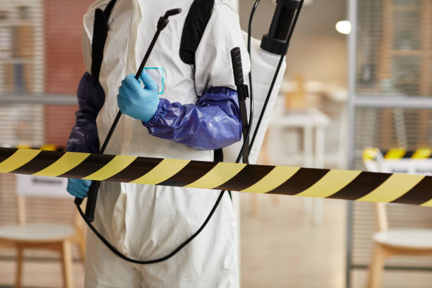Professional Blood Cleanup technician working in Nuevo, CA